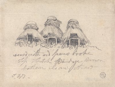 Thatched Huts by James Ward